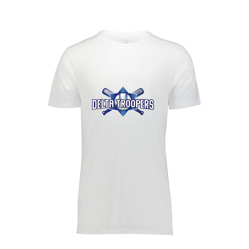 [FTSCUBWH-AS-LOGO1] Decker Men's Tri-Blend T-Shirt - Short Sleeve (Adult S, White, Logo 1)