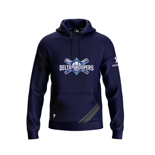 [FOLHSMNV-YXS-LOGO1] Decker Summit Hoodie (Youth XS, Navy, Logo 1)