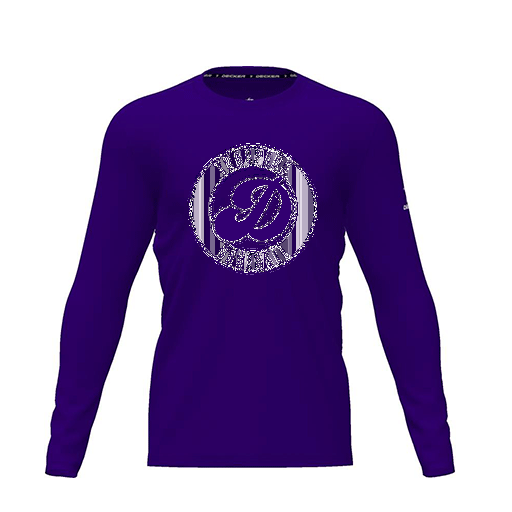 [CUS-DRIF-TEES-PER-CNK-LSL-PUR-YXS-LOGO3] Dri Fit Performance T-Shirt (Youth XS, Purple, Logo 3, Long Sleeve)