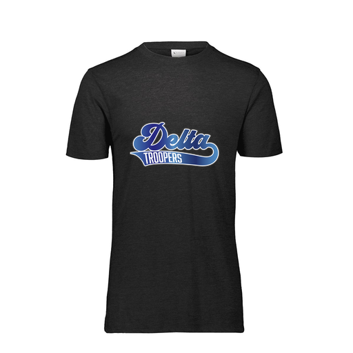 [FTSCUBBK-AS-LOGO2] Decker Men's Tri-Blend T-Shirt - Short Sleeve (Adult S, Black, Logo 2)