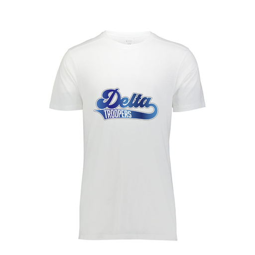 [FTSCUBWH-YS-LOGO2] Decker Youth Tri-Blend T-Shirt - Short Sleeve (Youth S, White, Logo 2)