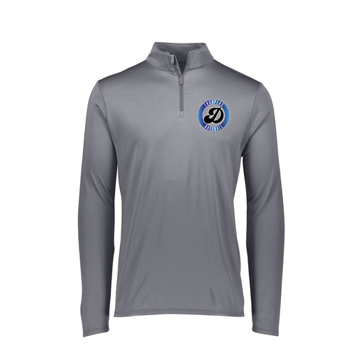 [FTLQFLGY-FAXS-LOGO3] Decker Women's Flex-Lite 1/4 Zip Shirt (Female Adult XS, Gray, Logo 3)