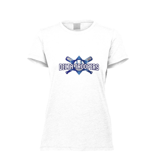 [FTSCUBWH-FAXS-LOGO1] Decker Women's Tri-Blend T-Shirt - Short Sleeve (Female Adult XS, White, Logo 1)