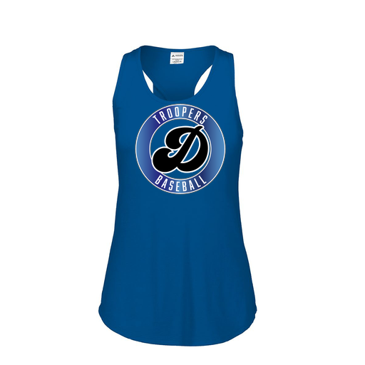 [3078.U55.S-LOGO3] Ladies Tri Blend Tank Top (Female Adult S, Royal, Logo 3)