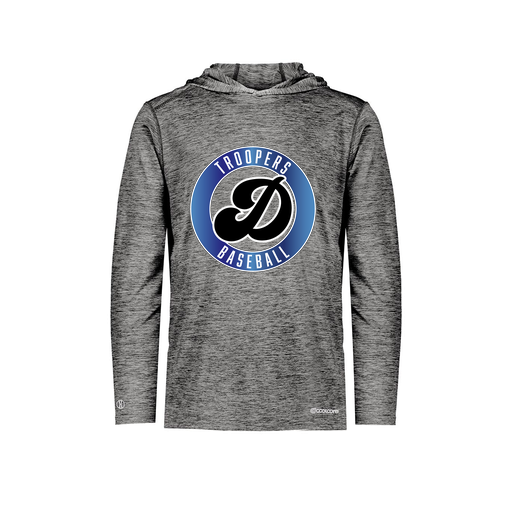 [FOLHCGBK-AS-LOGO3] Decker Men's Charge Hoodie (Adult S, Black, Logo 3)