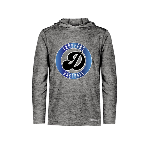 [FOLHCGBK-YS-LOGO3] Decker Youth Charge Hoodie (Youth S, Black, Logo 3)