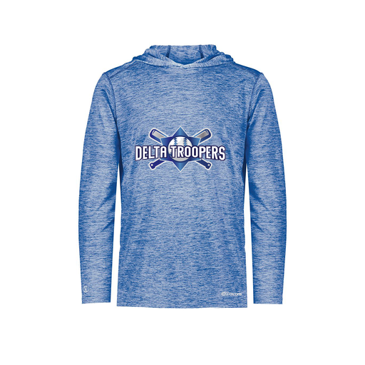 [FOLHCGRY-YS-LOGO1] Decker Youth Charge Hoodie (Youth S, Royal, Logo 1)