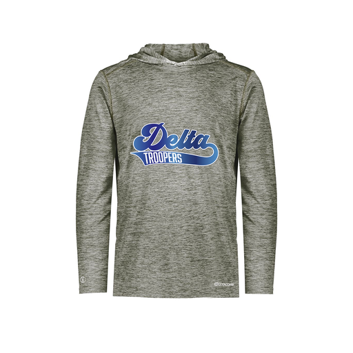 [FOLHCGGY-YS-LOGO2] Decker Youth Charge Hoodie (Youth S, Gray, Logo 2)