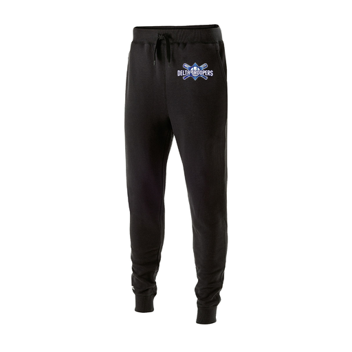 [229548.080.XS-LOGO1] Men's 60/40 Fleece Jogger (Adult XS, Black, Logo 1)