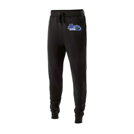 [229548.080.XS-LOGO2] Men's 60/40 Fleece Jogger (Adult XS, Black, Logo 2)